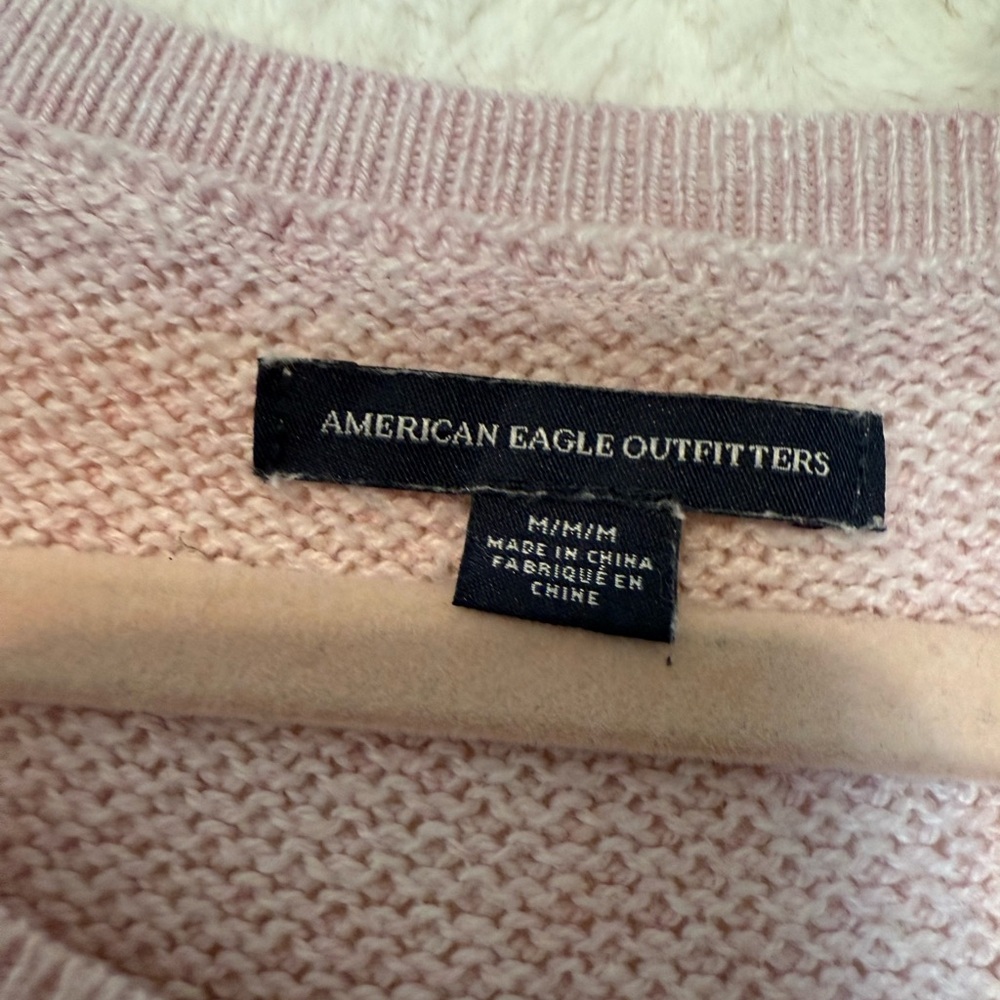 Pink Cable Knit Sweater - Picture 2 of 2